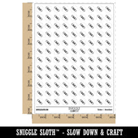 Snowboard with Boot Bindings Extreme Winter Sports 200+ 0.50" Round Stickers