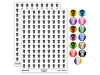 Tiki Mask Hawaii Luau 200+ 0.50" Round Stickers