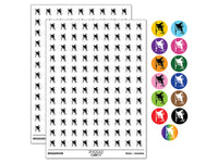 Curious Kitty Cat Hiding Peeking Around Corner 200+ 0.50" Round Stickers