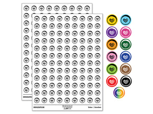 Sushi Roll Heart Center 200+ 0.50" Round Stickers