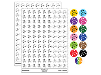 Leo Zodiac Star Constellations 200+ 0.50" Round Stickers