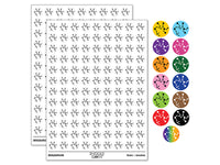 Sagittarius Zodiac Star Constellations 200+ 0.50" Round Stickers