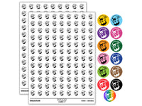 Cute Sheet Ghost Spirit Apparition Spooky Haunted Round Sticker Pack