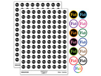 Full Indicator Status Circle Round Sticker Pack