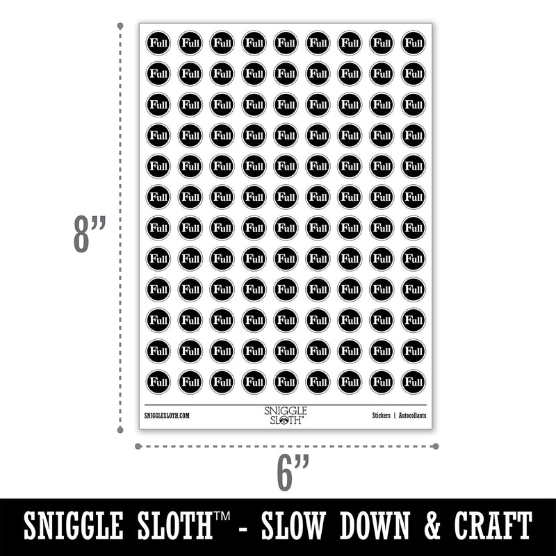 Full Indicator Status Circle Round Sticker Pack