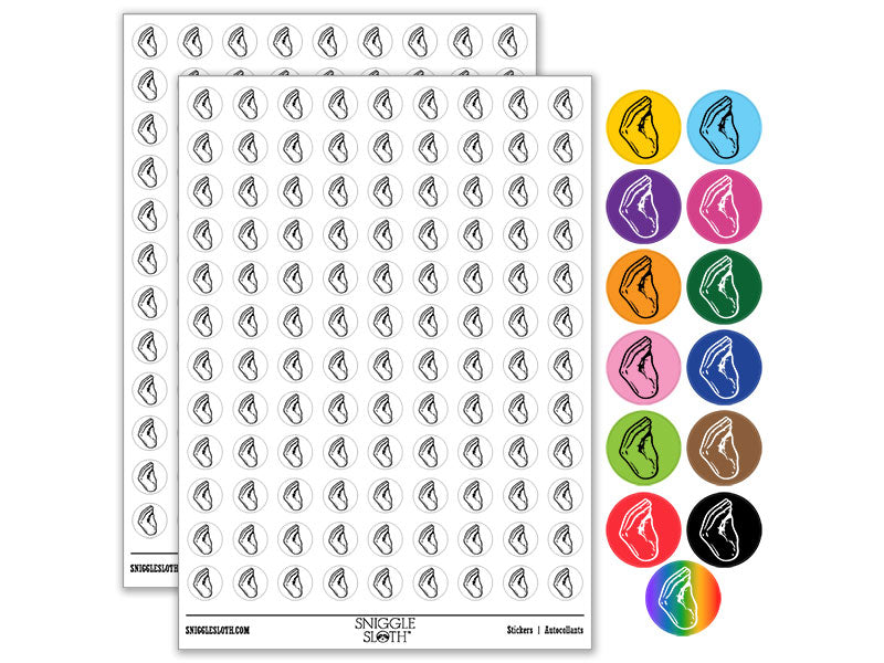 Italian Hand Gesture What Do You Want Ma Che Vuoi Round Sticker Pack