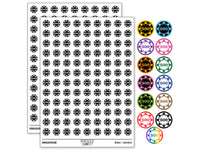 Poker Chip Blackjack Card Games Deck Texas Holdem Round Sticker Pack