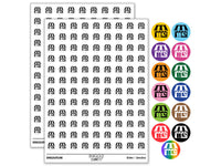 Storefront Marketplace Grocery Store Market Window Shopping Round Sticker Pack