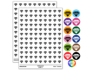 Super Mom Mother's Day Superhero Diamond Round Sticker Pack