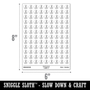 Sword In Stone King Arthur Camelot Medieval Fantasy Round Sticker Pack