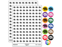 Tribal Southwestern Bear Sun Swirls Round Sticker Pack