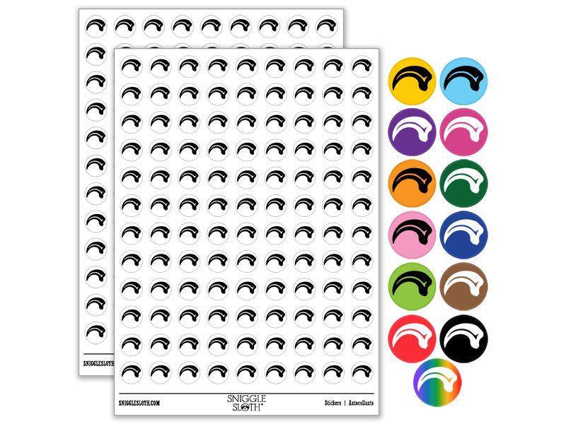 Velociraptor Claw Dinosaur Fossil Bone Round Sticker Pack