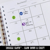 Regal Noble Prince Medieval Crown Round Sticker Pack
