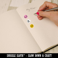 Cute Honey Bumblebee with Heart on Back 200+ 0.50" Round Stickers