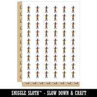 Cafe Waitress Barista with Coffee Temporary Tattoo Water Resistant Fake Body Art Set Collection (1 Sheet)