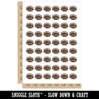 Antisocial Baby Turtle Introvert Temporary Tattoo Water Resistant Fake Body Art Set Collection (1 Sheet)