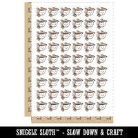 Be Strong Cup of Tea with Tea Bags Funny Temporary Tattoo Water Resistant Fake Body Art Set Collection (1 Sheet)