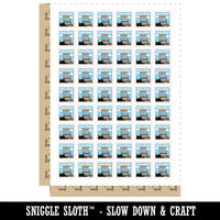 Casey Illinois Giant Chair Destination Stamp Temporary Tattoo Water Resistant Fake Body Art Set Collection (1 Sheet)