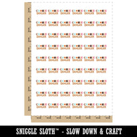 Cookie Dealer Baking Temporary Tattoo Water Resistant Fake Body Art Set Collection (1 Sheet)