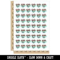 Cute Hot Cocoa Marshmallows Temporary Tattoo Water Resistant Fake Body Art Set Collection (1 Sheet)