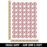 Electrical Safety Trained Professional Electrician Temporary Tattoo Water Resistant Fake Body Art Set Collection