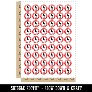 Electrical Safety Trained Professional Electrician Temporary Tattoo Water Resistant Fake Body Art Set Collection