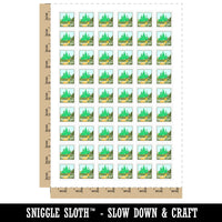 Emerald City Wonderful Wizard of Oz Destination Temporary Tattoo Water Resistant Fake Body Art Set Collection (1 Sheet)