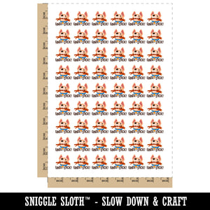 Fantastic Dog Stick Pet Pun Compliment Temporary Tattoo Water Resistant Fake Body Art Set Collection (1 Sheet)