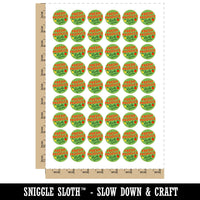 Fresh Produce Locally Grown Farm Fruit Groceries Temporary Tattoo Water Resistant Fake Body Art Set Collection