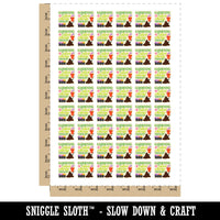 Gardening is Dirt Cheap Therapy Temporary Tattoo Water Resistant Fake Body Art Set Collection (1 Sheet)