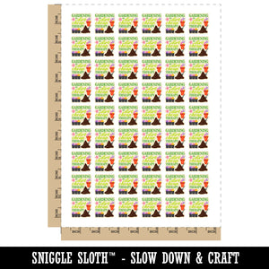 Gardening is Dirt Cheap Therapy Temporary Tattoo Water Resistant Fake Body Art Set Collection (1 Sheet)