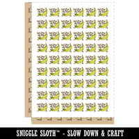 Green Banana Good Things To Those Who Wait Temporary Tattoo Water Resistant Fake Body Art Set Collection (1 Sheet)