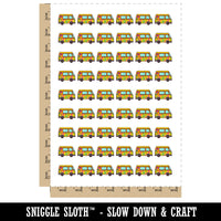 Groovy Hippie Van Temporary Tattoo Water Resistant Fake Body Art Set Collection (1 Sheet)