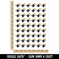 Holy Moley Angel Mole Wings and Halo Temporary Tattoo Water Resistant Fake Body Art Set Collection (1 Sheet)