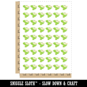 I'm A Nervous Rex Dino Temporary Tattoo Water Resistant Fake Body Art Set Collection (1 Sheet)