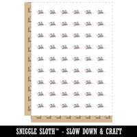 Mother Opossum with Babies on Back Temporary Tattoo Water Resistant Fake Body Art Set Collection (1 Sheet)