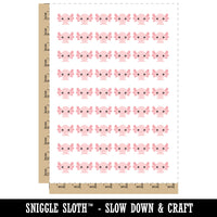 Peeking Cute Axolotl Temporary Tattoo Water Resistant Fake Body Art Set Collection (1 Sheet)