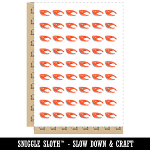 Raw Fish Salmon Steak Food Temporary Tattoo Water Resistant Fake Body Art Set Collection (1 Sheet)