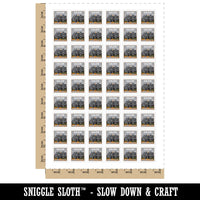 Salem Massachusetts Witch House Destination Stamp Temporary Tattoo Water Resistant Fake Body Art Set Collection