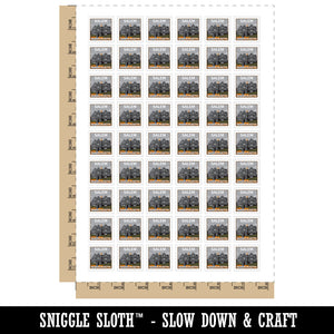 Salem Massachusetts Witch House Destination Stamp Temporary Tattoo Water Resistant Fake Body Art Set Collection