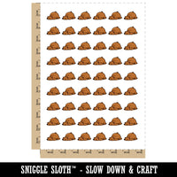 Sleeping Cartoon Bear Temporary Tattoo Water Resistant Fake Body Art Set Collection (1 Sheet)