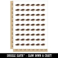 Sleeping German Shepherd Puppy Dog Cute Temporary Tattoo Water Resistant Fake Body Art Set Collection (1 Sheet)