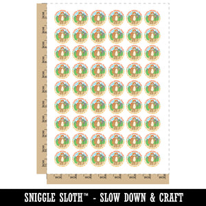 Sloth Hiking Team Temporary Tattoo Water Resistant Fake Body Art Set Collection (1 Sheet)