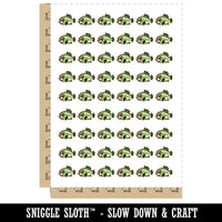Southwestern Style Tribal Bass Fish Temporary Tattoo Water Resistant Fake Body Art Set Collection (1 Sheet)