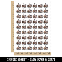 Stay Trashy Raccoon Funny Trash Panda Temporary Tattoo Water Resistant Fake Body Art Set Collection (1 Sheet)