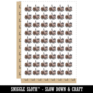 Stay Trashy Raccoon Funny Trash Panda Temporary Tattoo Water Resistant Fake Body Art Set Collection (1 Sheet)