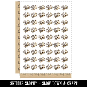 That's A Stretch Pug Dog Funny Temporary Tattoo Water Resistant Fake Body Art Set Collection (1 Sheet)