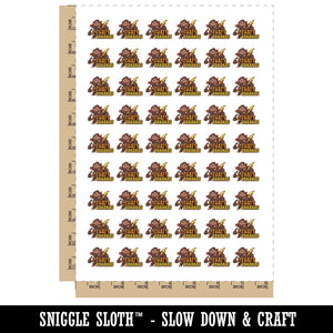 That's Bananas Shocked Surprised Monkey Ape Temporary Tattoo Water Resistant Fake Body Art Set Collection (1 Sheet)