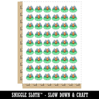 The Meowtains Are Calling Hiking Cat Temporary Tattoo Water Resistant Fake Body Art Set Collection (1 Sheet)