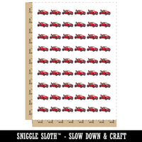 Tow Truck Recovery Impound Towing Vehicle Wrecker Temporary Tattoo Water Resistant Fake Body Art Set Collection